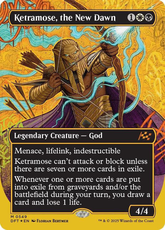 Image for Ketramose, the New Dawn (Borderless) (First-Place Foil) (549) (Aetherdrift) - Magic: The Gathering