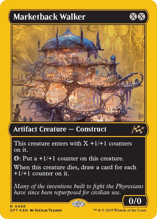 Image for Marketback Walker (First-Place Foil) (498) (Aetherdrift) - Magic: The Gathering