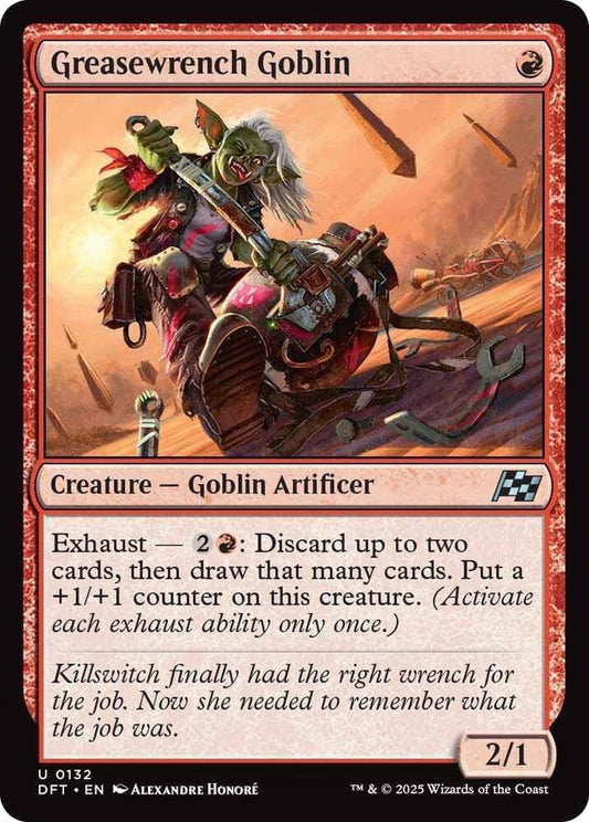 Image for Greasewrench Goblin (132) (Aetherdrift) - Magic: The Gathering