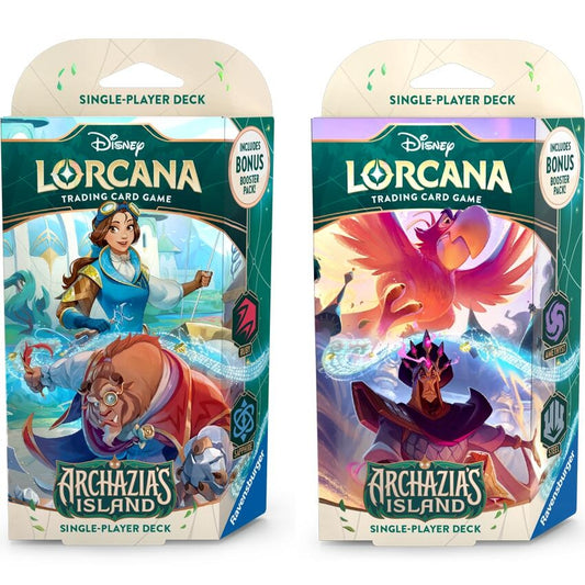 Image for Disney Lorcana: Archazia's Island Starter Deck [Set of 2] - Disney Lorcana