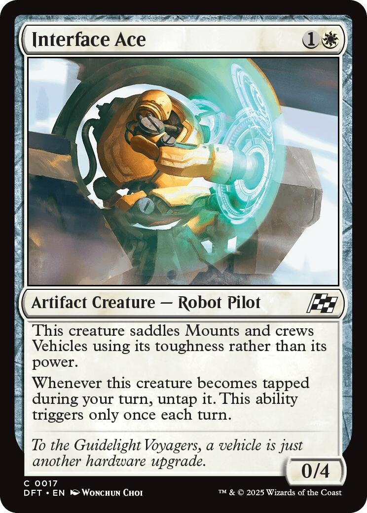 Image for Interface Ace (17) (Aetherdrift) - Magic: The Gathering