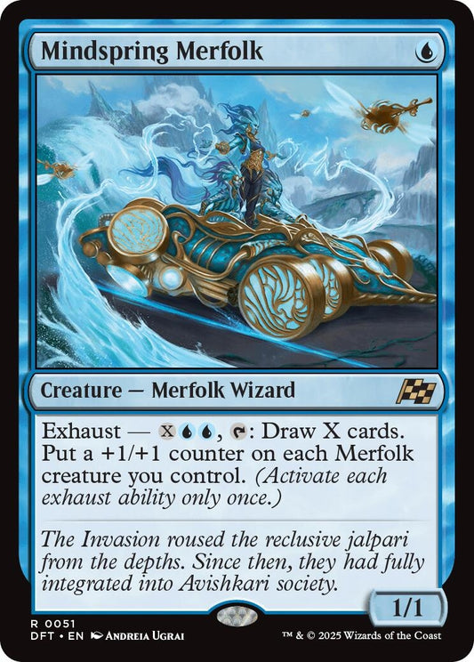 Image for Mindspring Merfolk (51) (Aetherdrift) - Magic: The Gathering