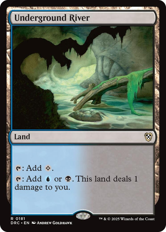 Image for Underground River (181) (Commander: Aetherdrift) - Magic: The Gathering