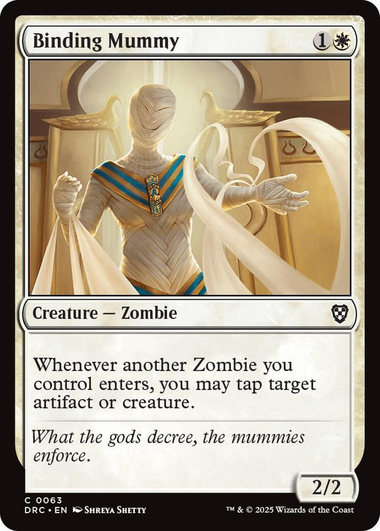 Image for Binding Mummy (63) (Commander: Aetherdrift) - Magic: The Gathering