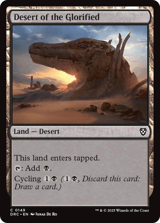 Image for Desert of the Glorified (149) (Commander: Aetherdrift) - Magic: The Gathering