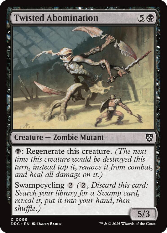Image for Twisted Abomination (99) (Commander: Aetherdrift) - Magic: The Gathering