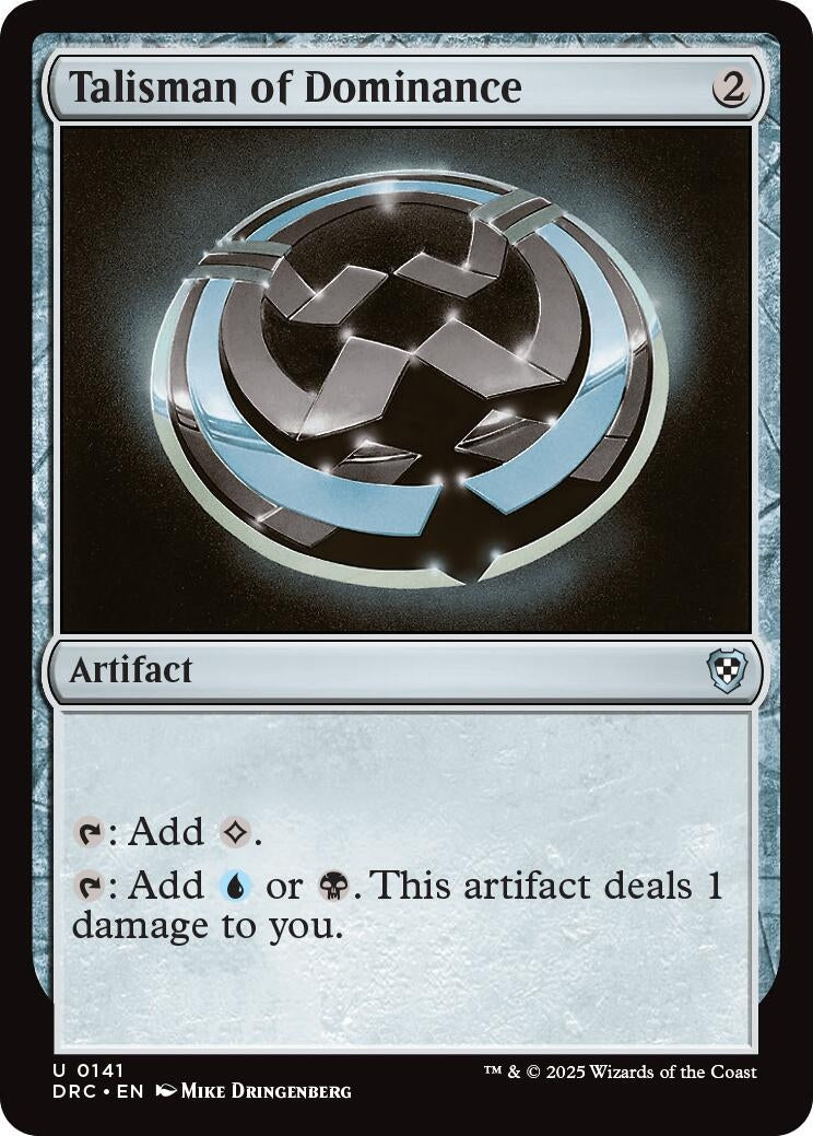 Image for Talisman of Dominance (141) (Commander: Aetherdrift) - Magic: The Gathering