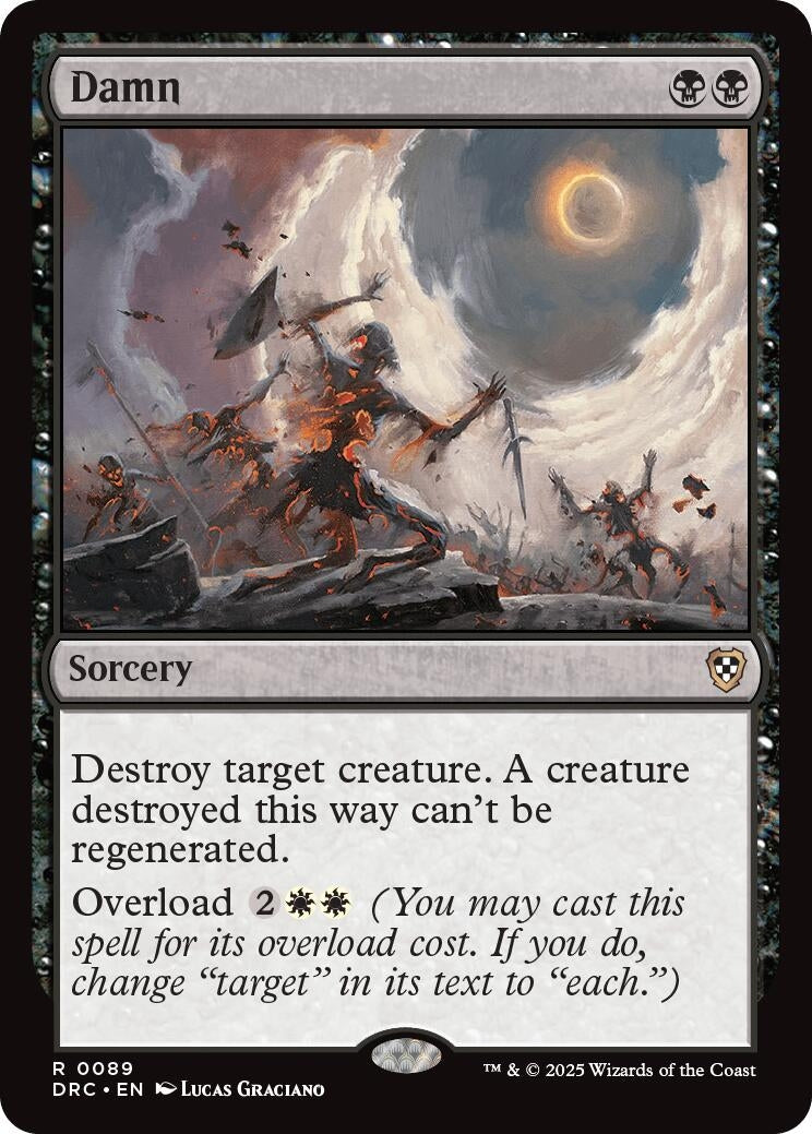 Image for Damn (89) (Commander: Aetherdrift) - Magic: The Gathering