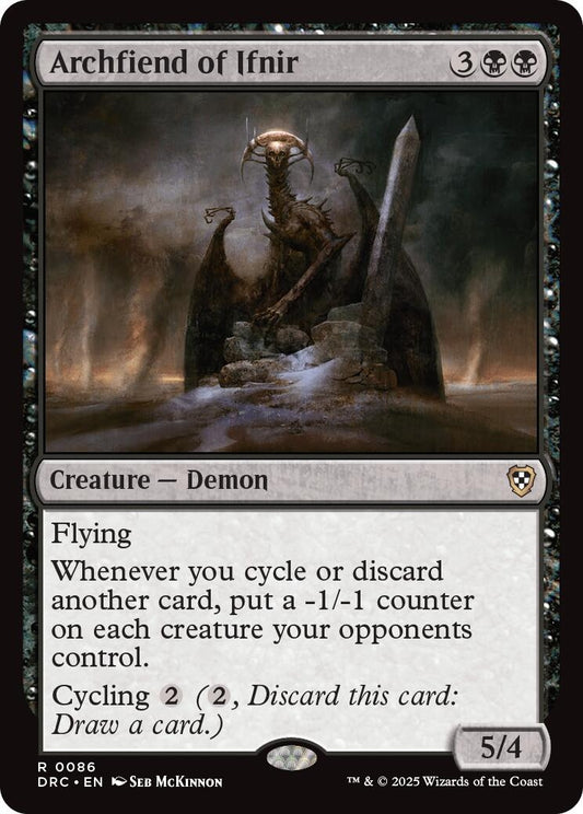 Image for Archfiend of Ifnir (86) (Commander: Aetherdrift) - Magic: The Gathering