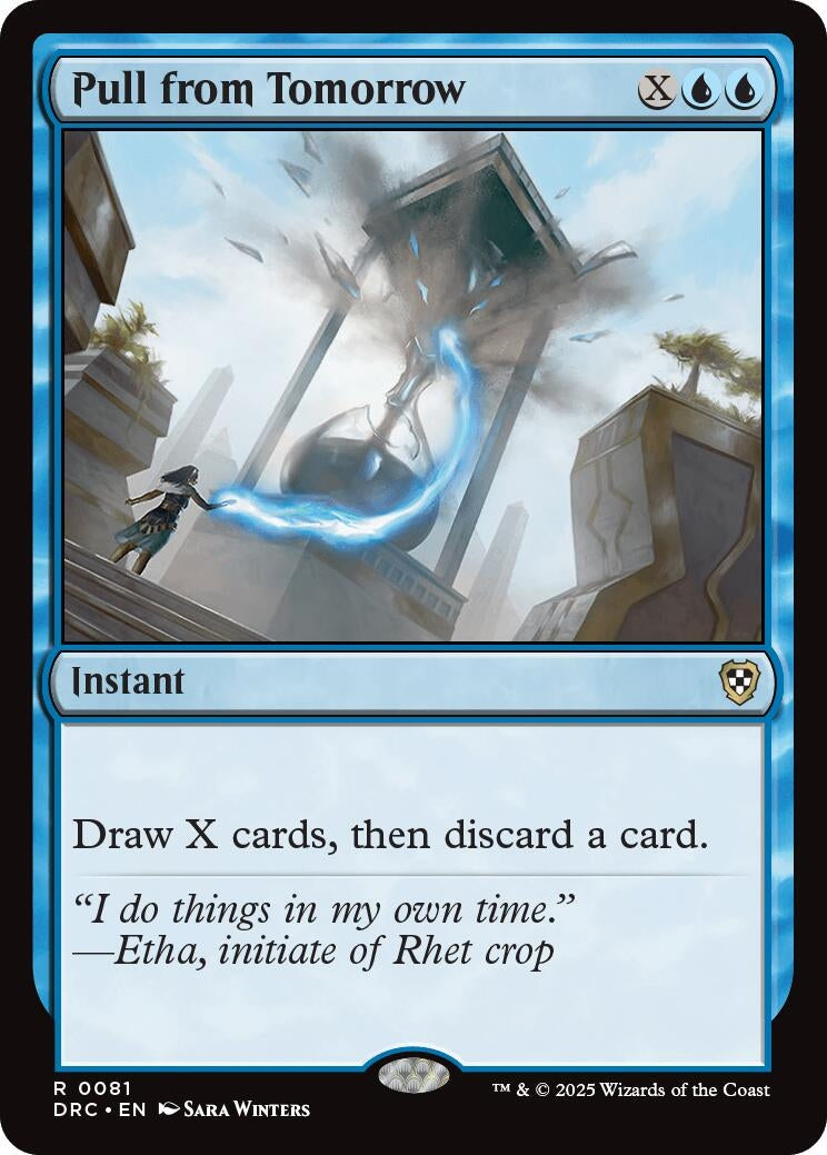 Image for Pull from Tomorrow (81) (Commander: Aetherdrift) - Magic: The Gathering