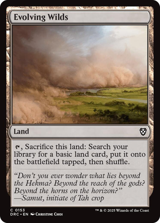 Image for Evolving Wilds (0153) (153) (Commander: Aetherdrift) - Magic: The Gathering