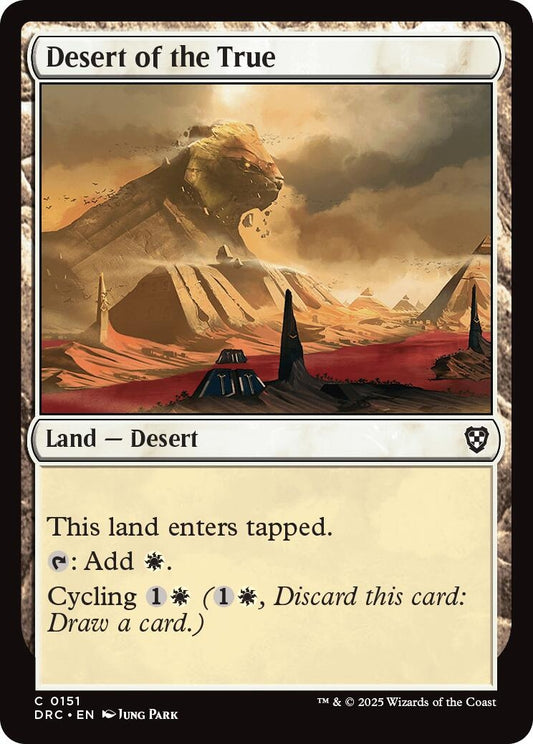 Image for Desert of the True (151) (Commander: Aetherdrift) - Magic: The Gathering