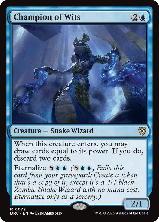 Image for Champion of Wits (72) (Commander: Aetherdrift) - Magic: The Gathering