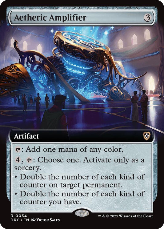 Image for Aetheric Amplifier (Extended Art) (34) (Commander: Aetherdrift) - Magic: The Gathering