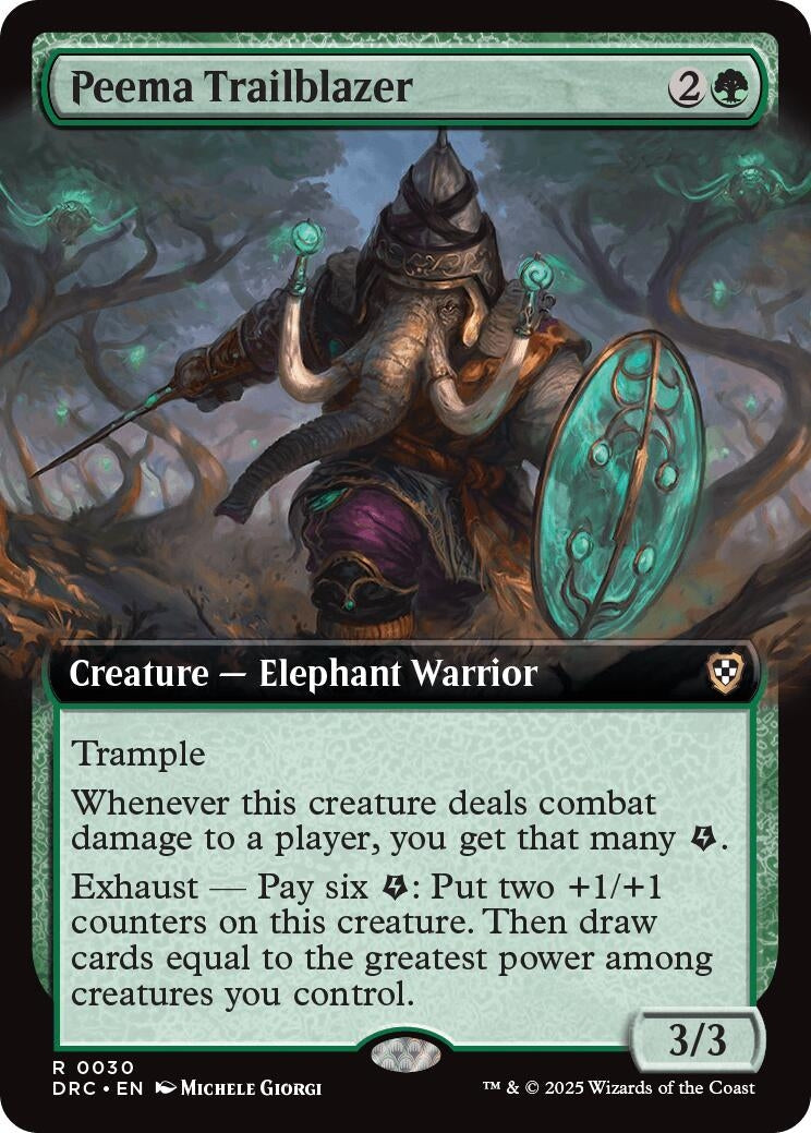 Image for Peema Trailblazer (Extended Art) (30) (Commander: Aetherdrift) - Magic: The Gathering
