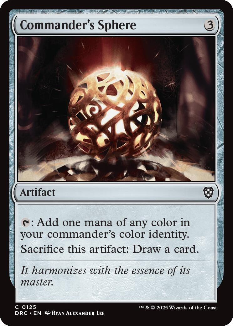 Image for Commander's Sphere (125) (Commander: Aetherdrift) - Magic: The Gathering