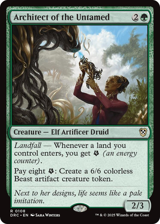 Image for Architect of the Untamed (108) (Commander: Aetherdrift) - Magic: The Gathering