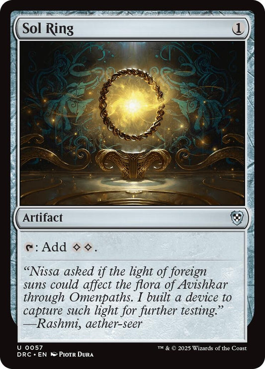 Image for Sol Ring (0057) (57) (Commander: Aetherdrift) - Magic: The Gathering