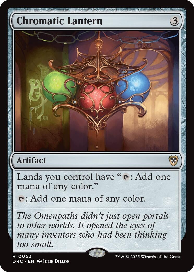 Image for Chromatic Lantern (53) (Commander: Aetherdrift) - Magic: The Gathering