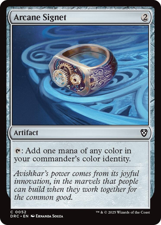 Image for Arcane Signet (0052) (52) (Commander: Aetherdrift) - Magic: The Gathering