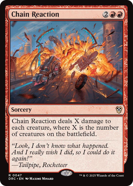 Image for Chain Reaction (47) (Commander: Aetherdrift) - Magic: The Gathering