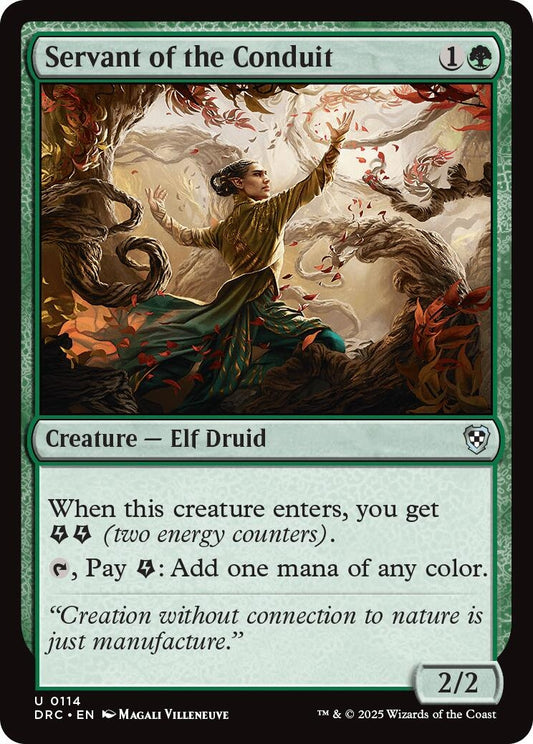 Image for Servant of the Conduit (114) (Commander: Aetherdrift) - Magic: The Gathering
