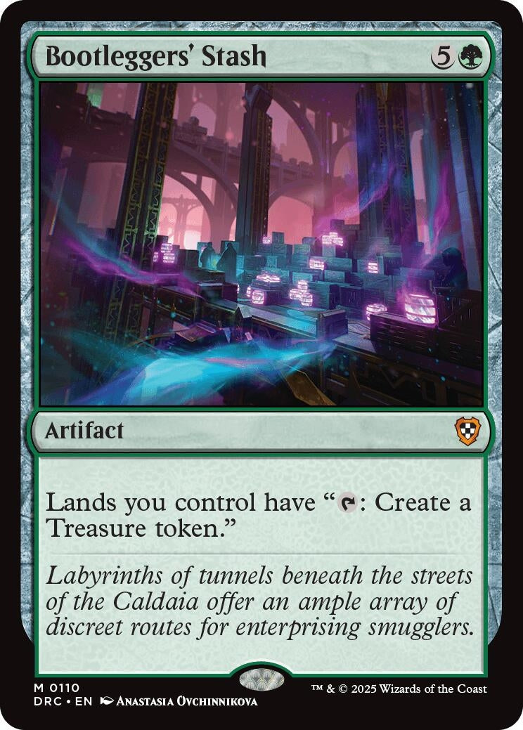 Image for Bootleggers' Stash (110) (Commander: Aetherdrift) - Magic: The Gathering