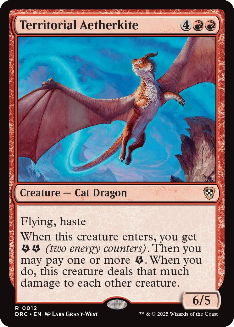 Image for Territorial Aetherkite (12) (Commander: Aetherdrift) - Magic: The Gathering
