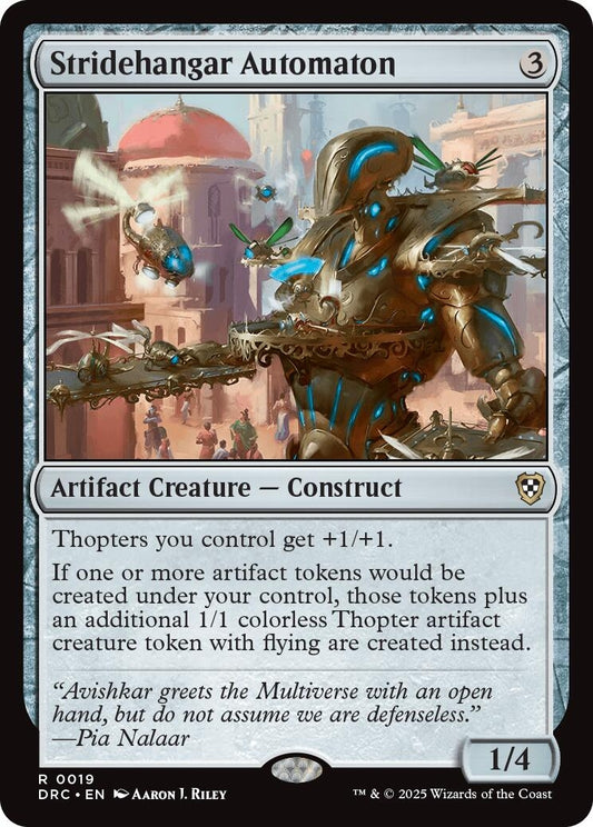 Image for Stridehangar Automaton (19) (Commander: Aetherdrift) - Magic: The Gathering