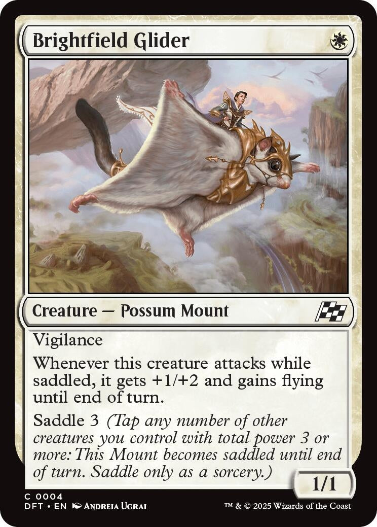 Image for Brightfield Glider (4) (Aetherdrift) - Magic: The Gathering