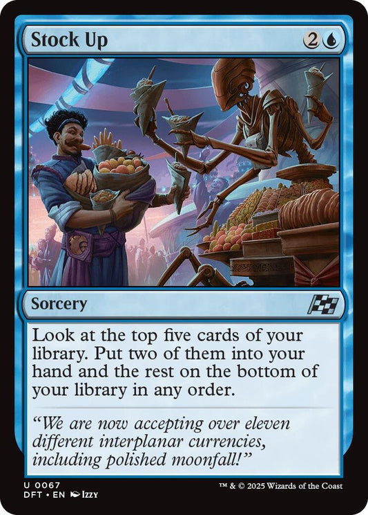 Image for Stock Up (67) (Aetherdrift) - Magic: The Gathering