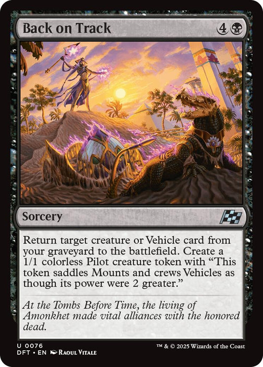 Image for Back on Track (76) (Aetherdrift) - Magic: The Gathering