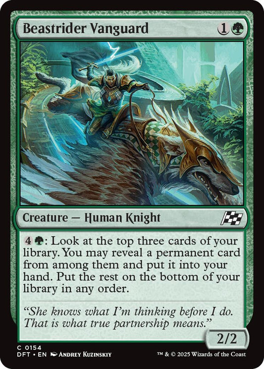 Image for Beastrider Vanguard (154) (Aetherdrift) - Magic: The Gathering