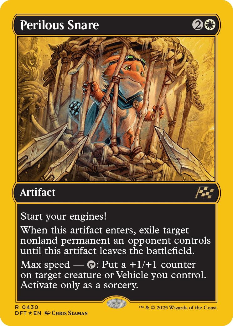 Image for Perilous Snare (First-Place Foil) (430) (Aetherdrift) - Magic: The Gathering