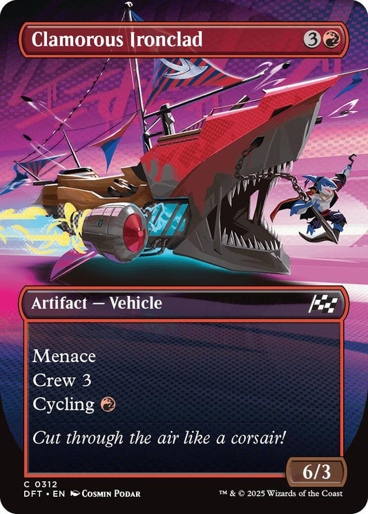 Image for Clamorous Ironclad (Borderless) (312) (Aetherdrift) - Magic: The Gathering