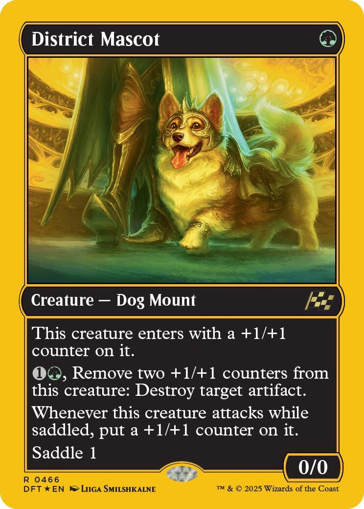 Image for District Mascot (First-Place Foil) (466) (Aetherdrift) - Magic: The Gathering
