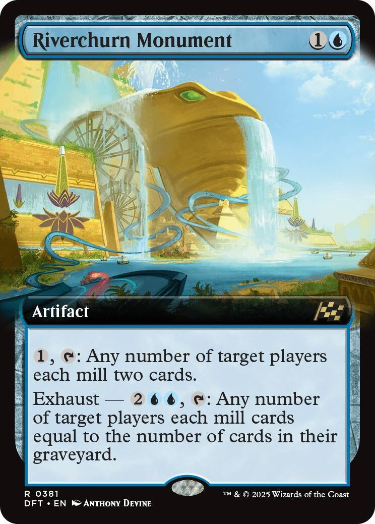 Image for Riverchurn Monument (Extended Art) (381) (Aetherdrift) - Magic: The Gathering