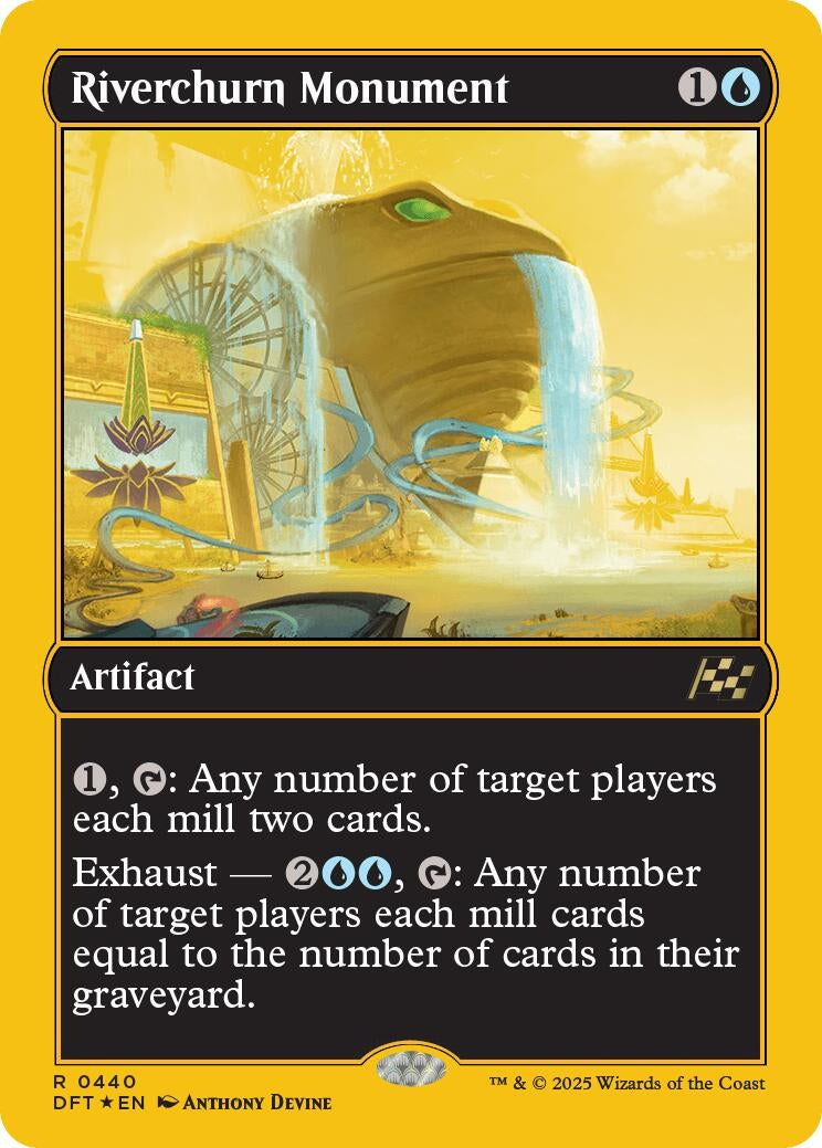Image for Riverchurn Monument (First-Place Foil) (440) (Aetherdrift) - Magic: The Gathering