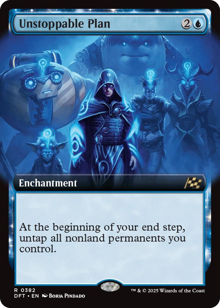 Image for Unstoppable Plan (Extended Art) (382) (Aetherdrift) - Magic: The Gathering