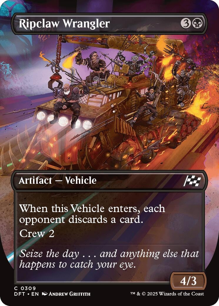 Image for Ripclaw Wrangler (Borderless) (309) (Aetherdrift) - Magic: The Gathering