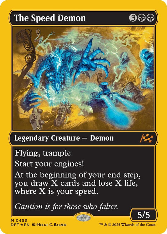 Image for The Speed Demon (First-Place Foil) (453) (Aetherdrift) - Magic: The Gathering
