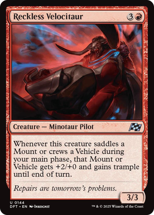 Image for Reckless Velocitaur (144) (Aetherdrift) - Magic: The Gathering