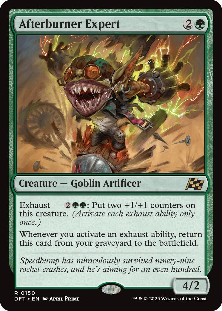 Image for Afterburner Expert (150) (Aetherdrift) - Magic: The Gathering