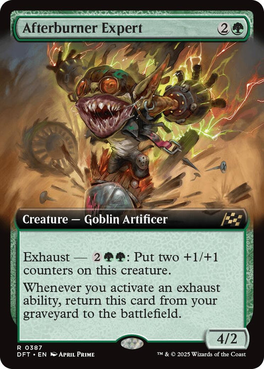Image for Afterburner Expert (Extended Art) (387) (Aetherdrift) - Magic: The Gathering