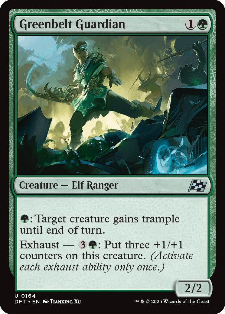 Image for Greenbelt Guardian (164) (Aetherdrift) - Magic: The Gathering