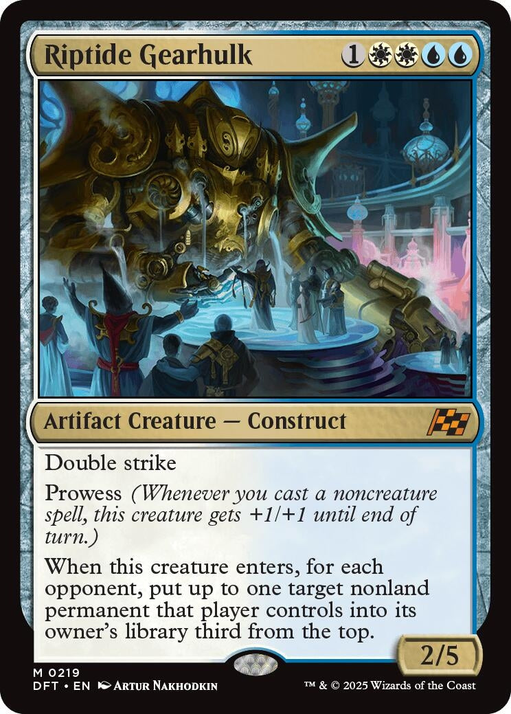 Image for Riptide Gearhulk (219) (Aetherdrift) - Magic: The Gathering