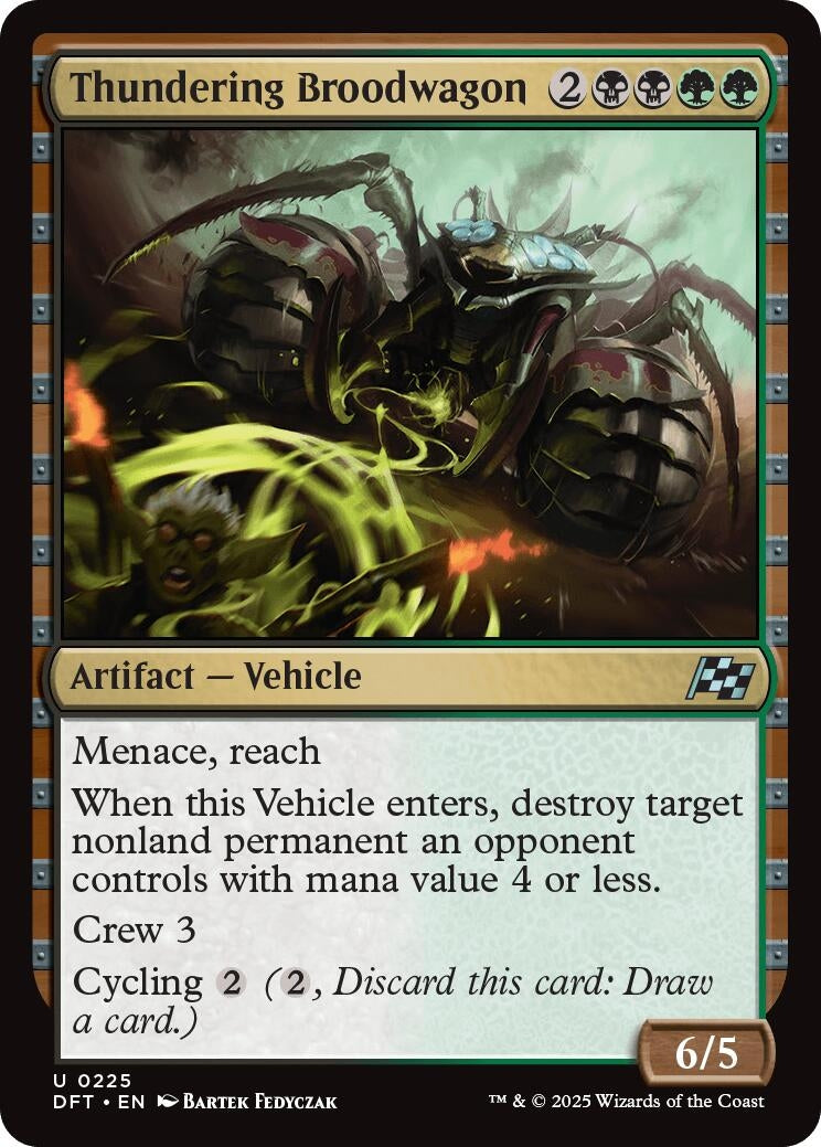 Image for Thundering Broodwagon (225) (Aetherdrift) - Magic: The Gathering