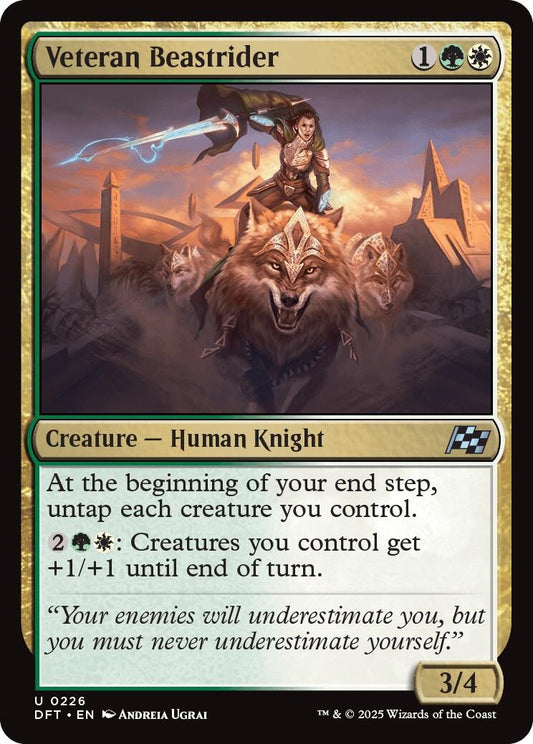 Image for Veteran Beastrider (226) (Aetherdrift) - Magic: The Gathering