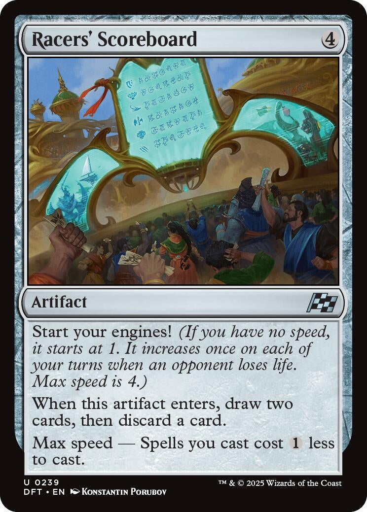 Image for Racers' Scoreboard (239) (Aetherdrift) - Magic: The Gathering