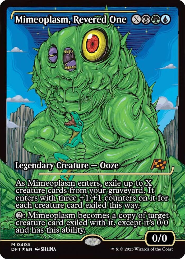 Image for Mimeoplasm, Revered One (Showcase) (405) (Aetherdrift) - Magic: The Gathering